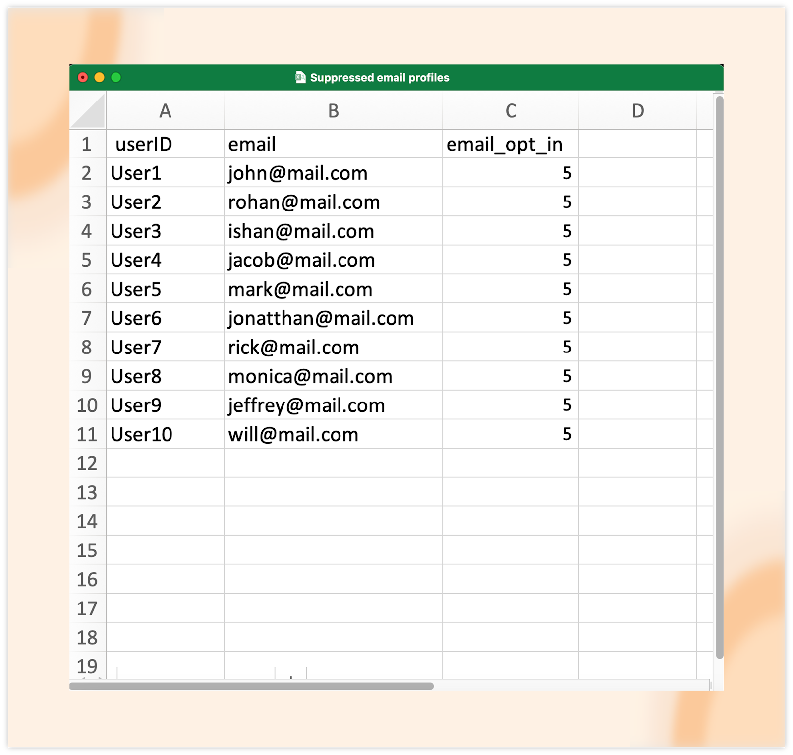 Introducing manual suppression of subscribers