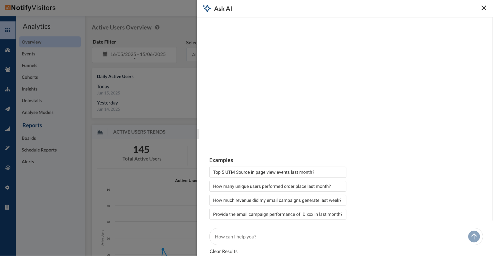 Introducing Agentic AI chatbot – NotifyVisitors smart assistant for all CDP needs