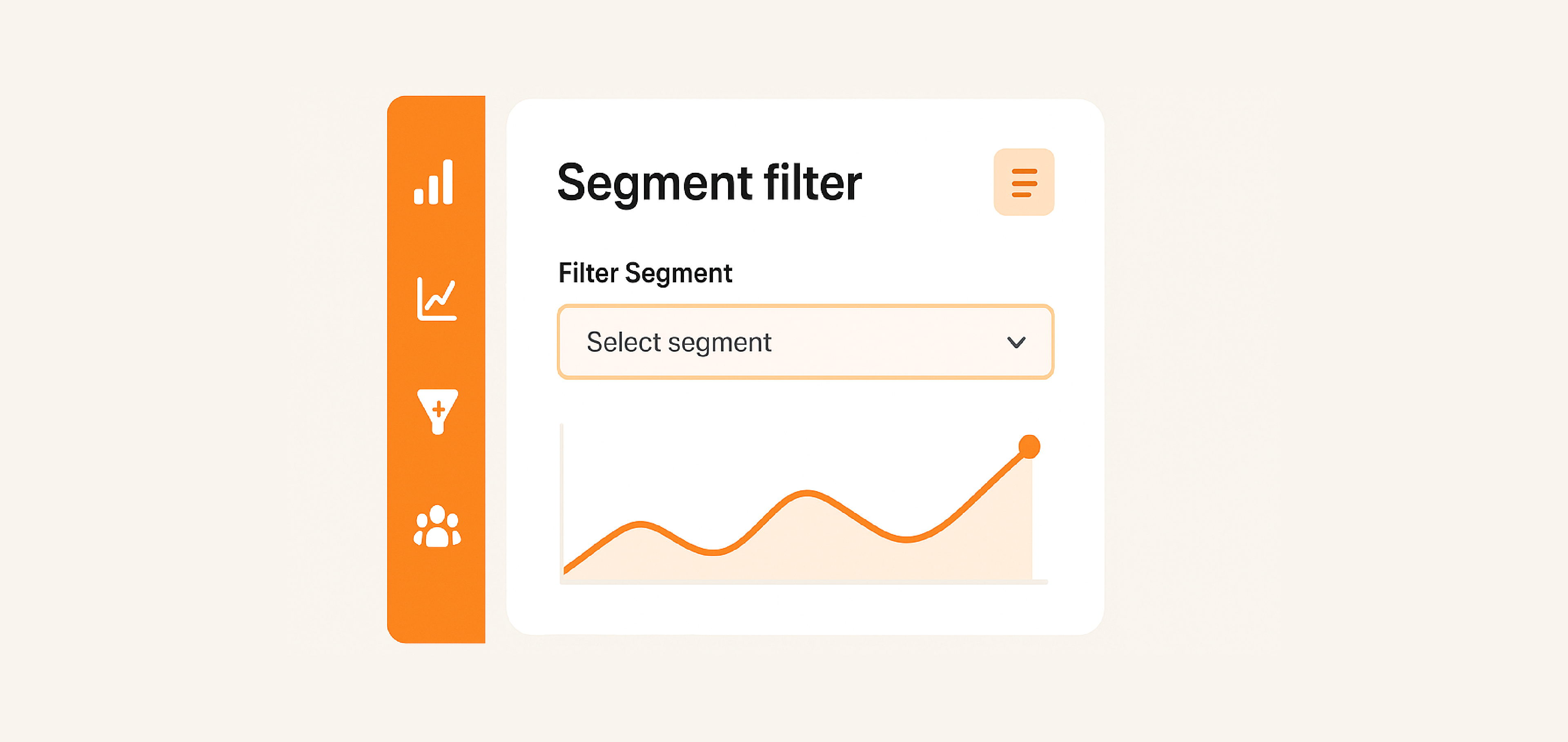 New segment filter in Insights and Event reports