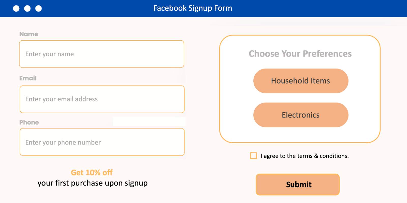 Collect user attributes