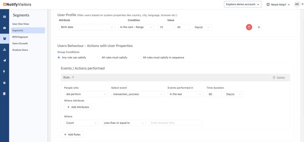 Case 4. Wedding Anniversary [Next Month] + High-Value Customers