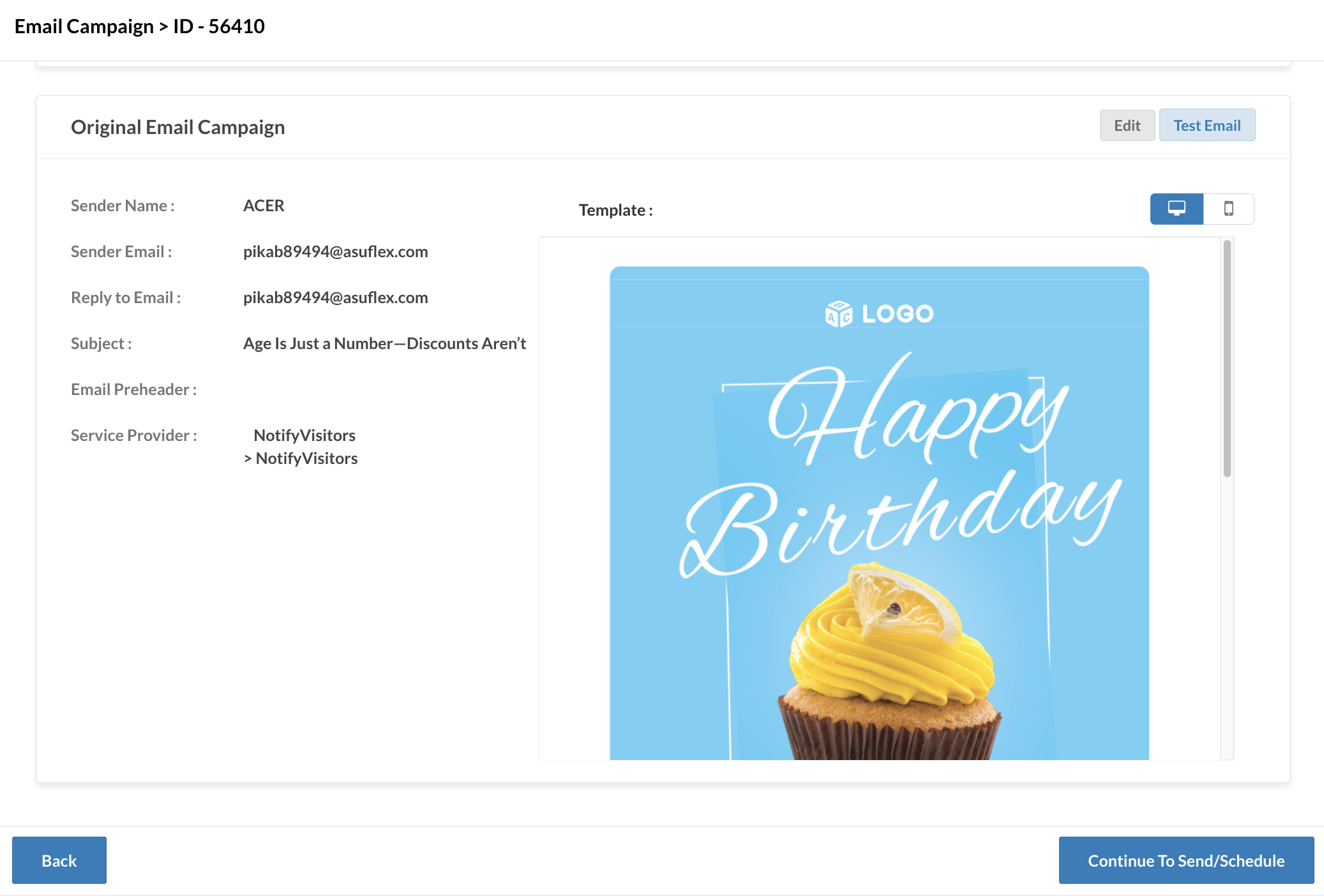 You can send a test email to yourself or your team to double-check the formatting, personalization, and links.